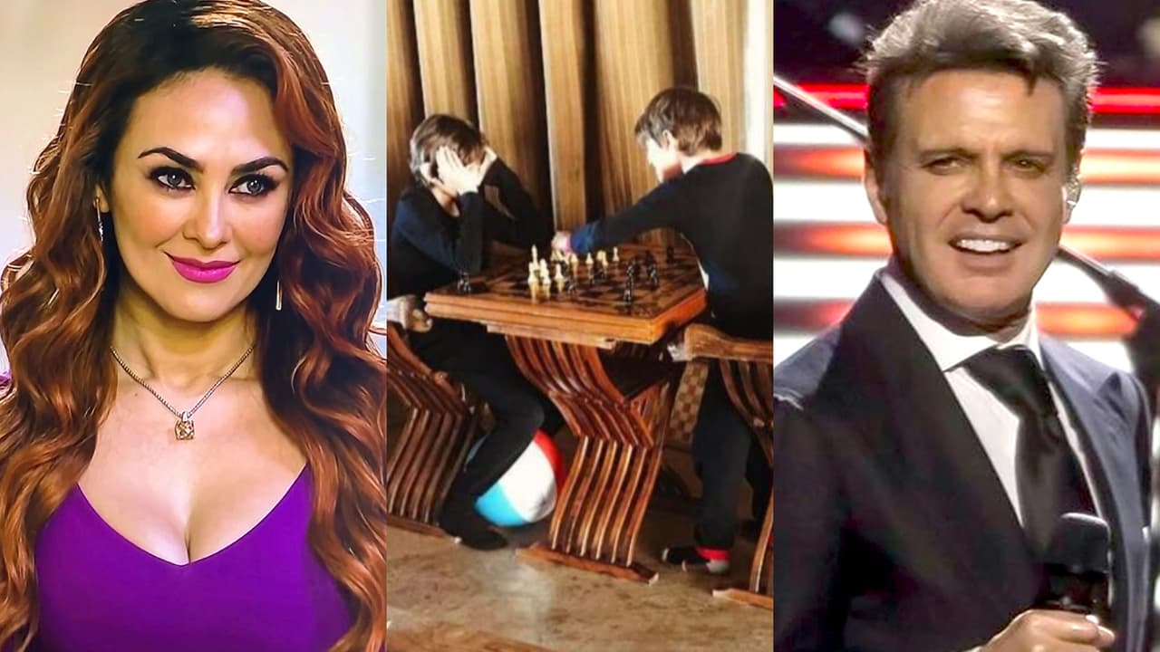 Son pocas las imágenes actuales que se conocen de Miguel y Daniel, los hijos de Aracely Arámbula y Luis Miguel.