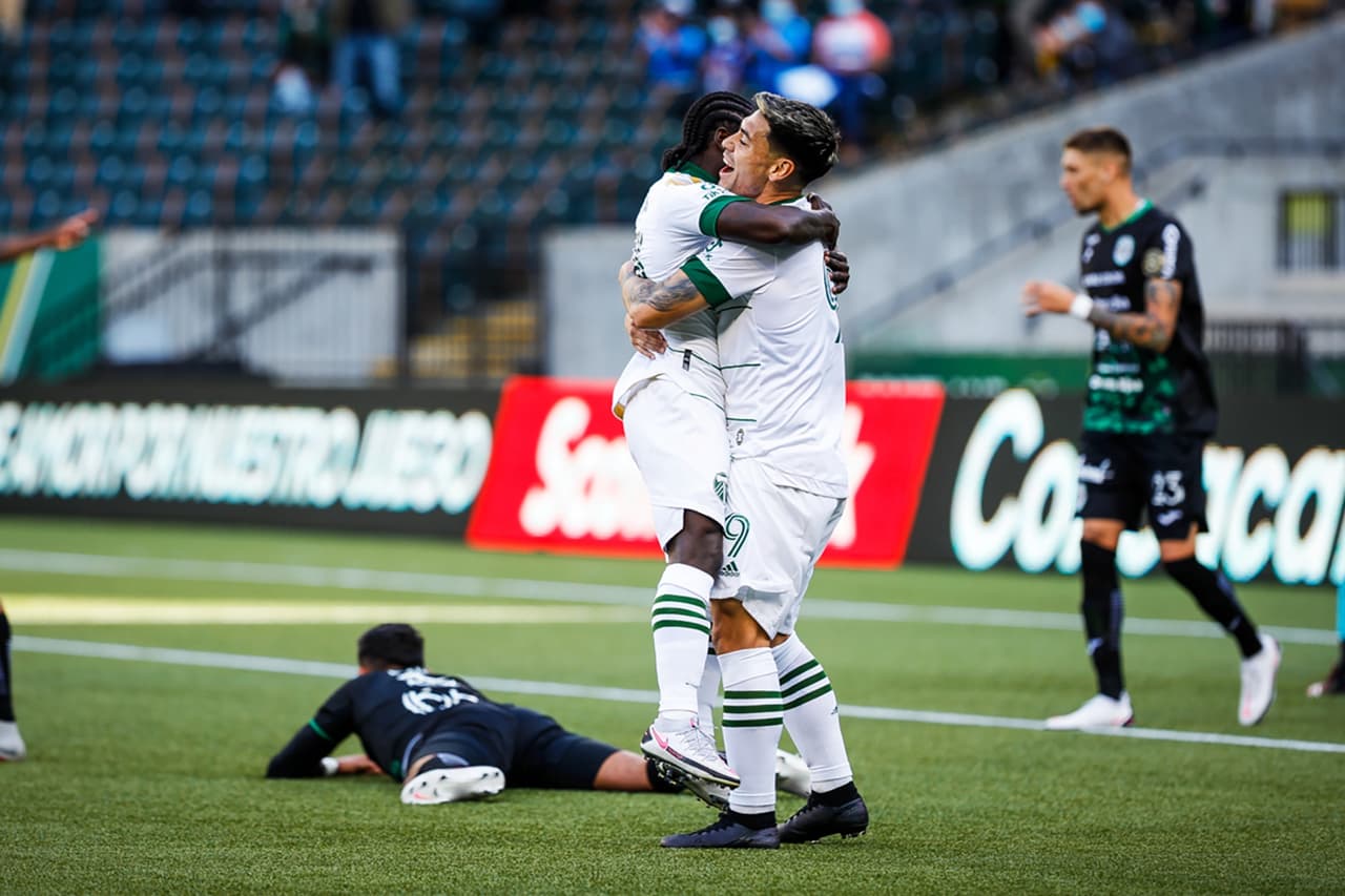 Con hat trick de Yimmy Chará y goles de Marvin Loría y Diego Valeri, los Portland Timbers logran vencer a Marathón con un global de 7-0 y aseguran su lugar en la siguiente fase.
