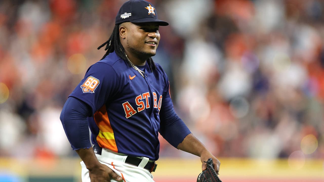 Los lanzamientos de Framber Valdez mantuvieron a raya a los bateadores de los Yankees que no pudieron ni empatar el encuentro durante los 7 episodios que estuvo el dominicano.