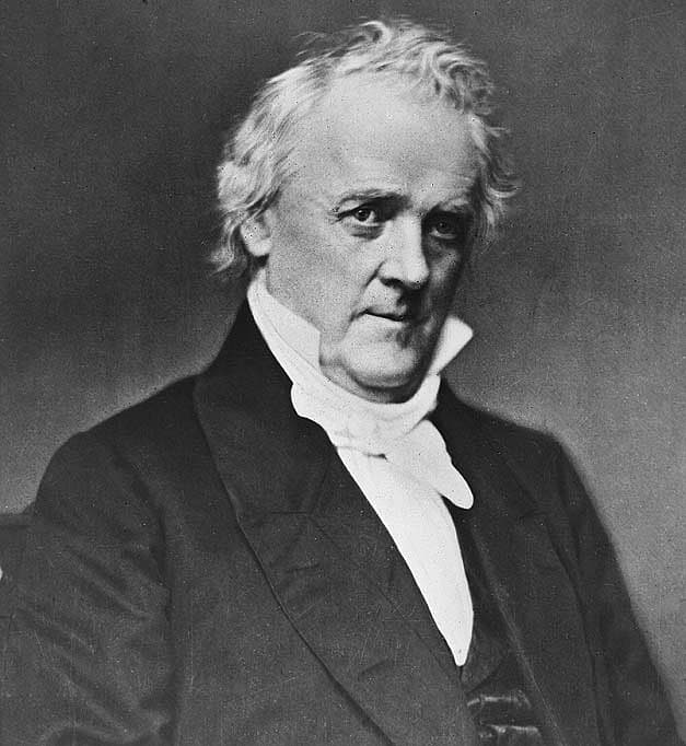 Algunos historiadores dicen que James Buchanan (1857-1861) fue el primer presidente gay. No tuvo primera dama, pero se dice que su pareja fue el senador William R. King. También se dice que compraba esclavos en Washington para enviarlos libres a Pensilvania. Durante su presidencia, entre 1857 y 1861, debió enfrentar una grave crisis económica, empujada por las altas importaciones de bienes desde Europa.