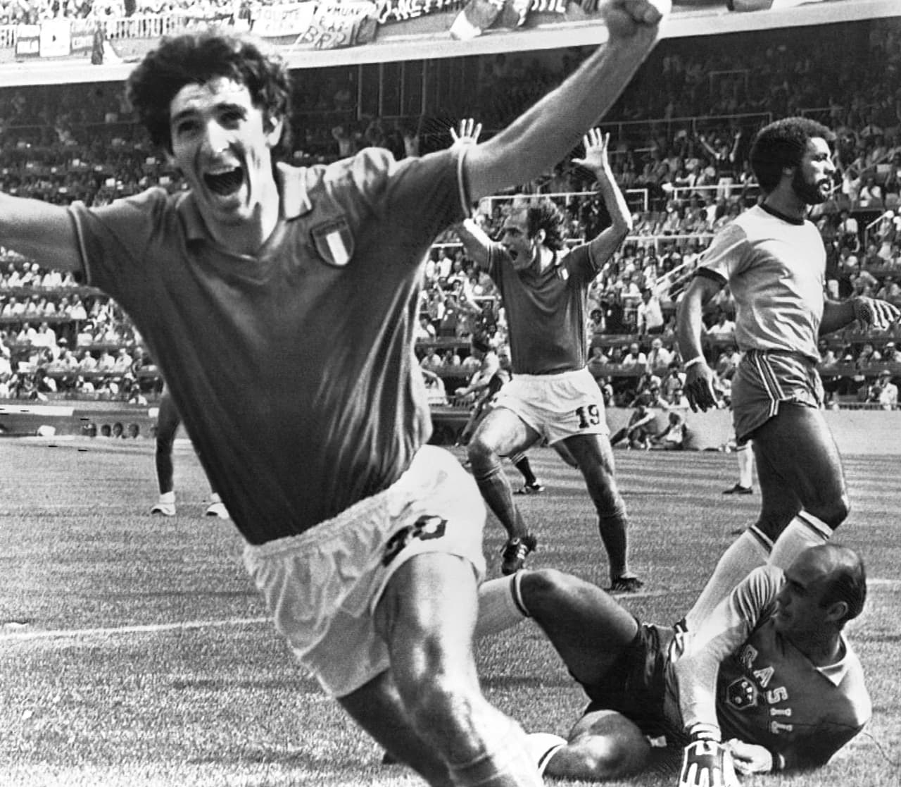 Italia tuvo en el goleador Paolo Rossi a una de las figuras del torneo, el complemento ofensivo a un equipo fuerte en defensa.