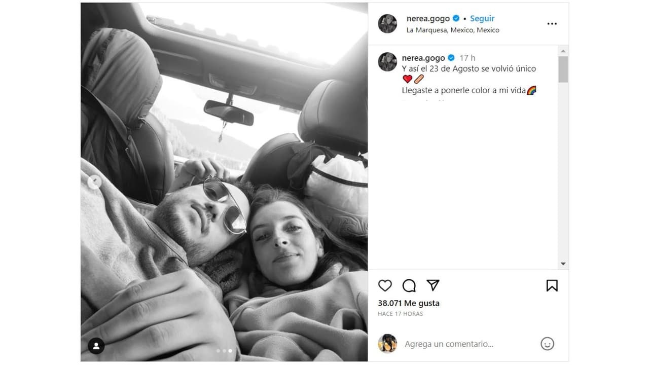 Nerea Godínez, quien fuera novia del difunto Octavio Ocaña, presume a su nueva pareja.