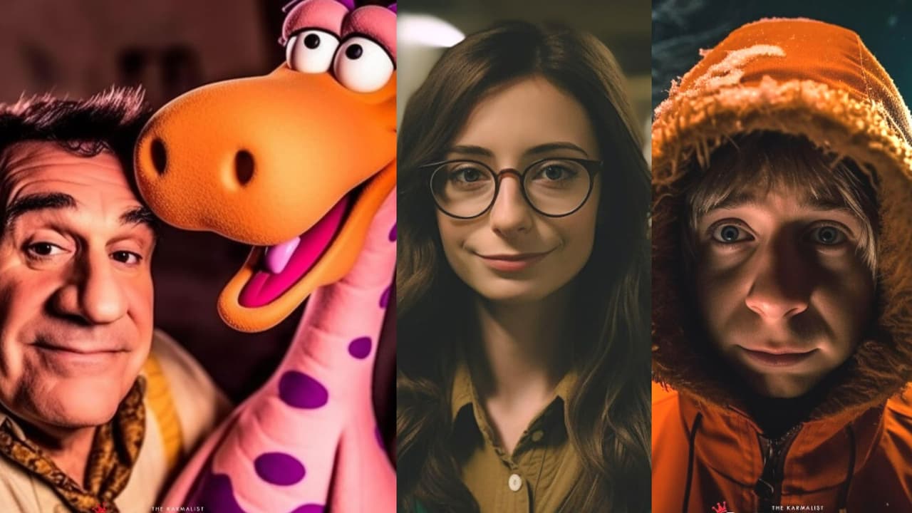 Pedro Picapiedra y Dino de "Los Picapiedra", Daria y Kenny de "South Park"