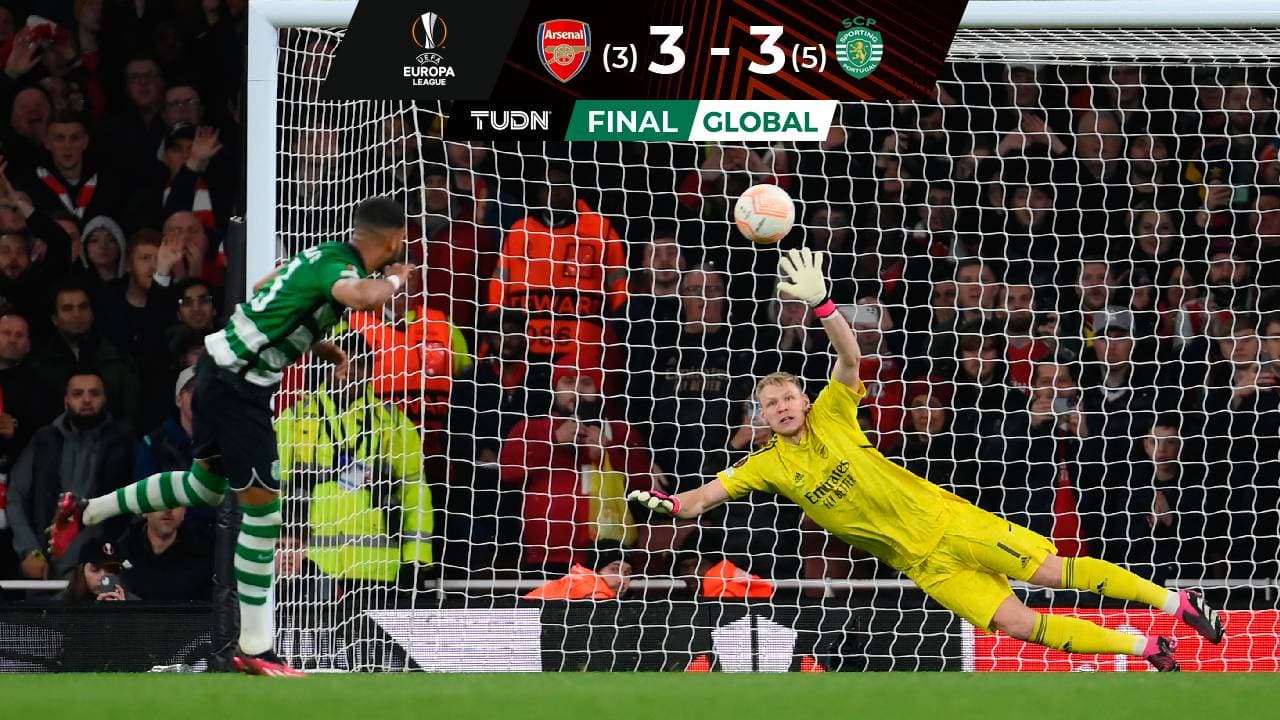 Europa League: Sporting sabe sufrir ante Arsenal y lo elimina en penales
