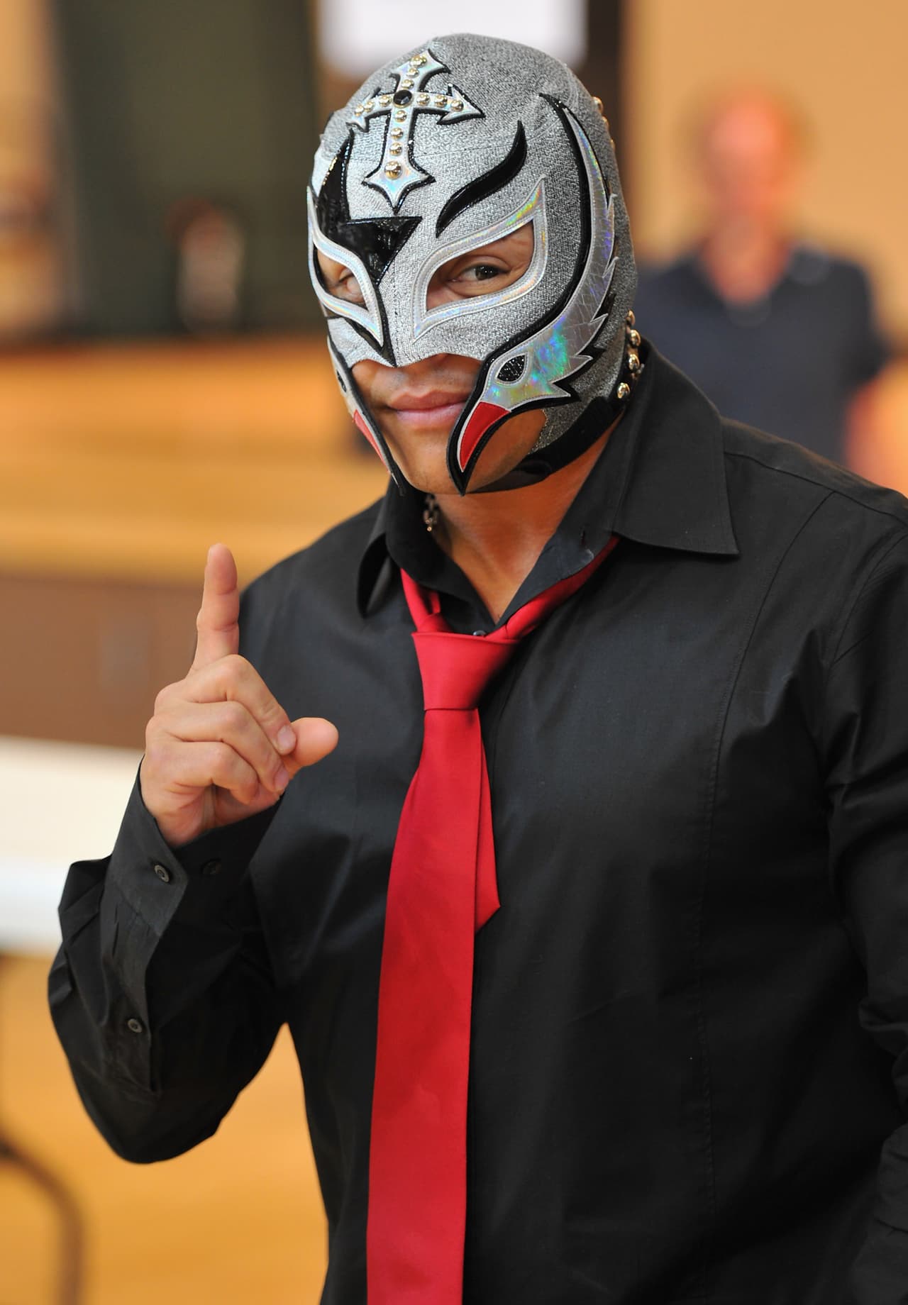 Ensu última batalla, Aguayo partició en una lucha de parejas donde enfrentó a Rey Misterio Jr.