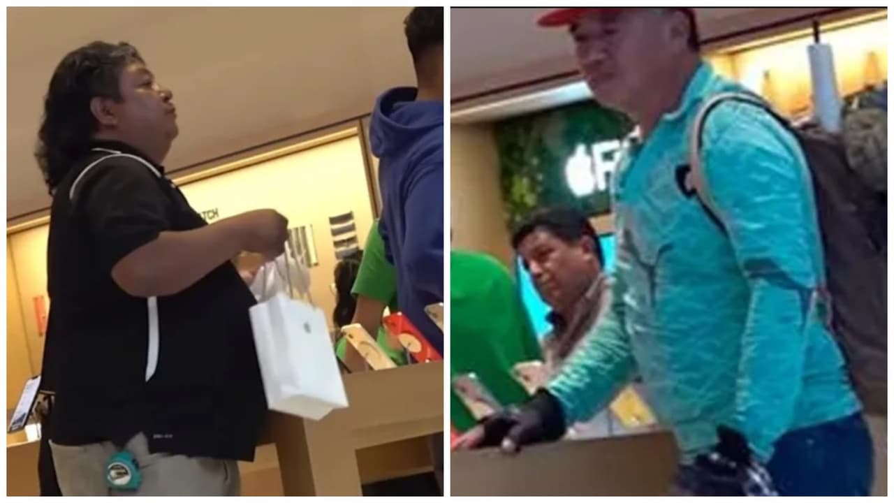 ¿Fueron discriminados? Albañiles compran el iPhone más caro y así reaccionaron los vendedores
