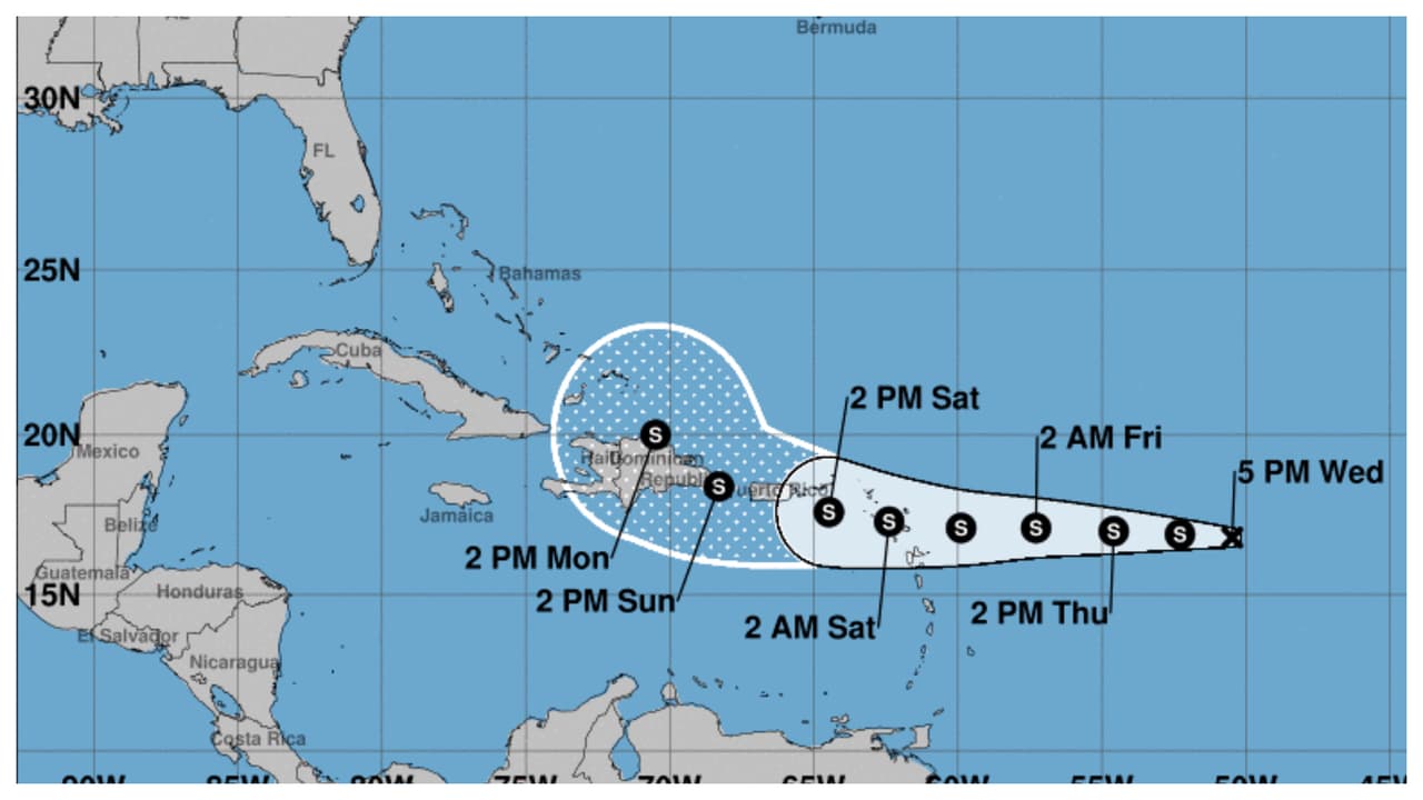 La tormenta tropical Fiona se forma en el Atlántico con vientos sostenidos de 50 mph