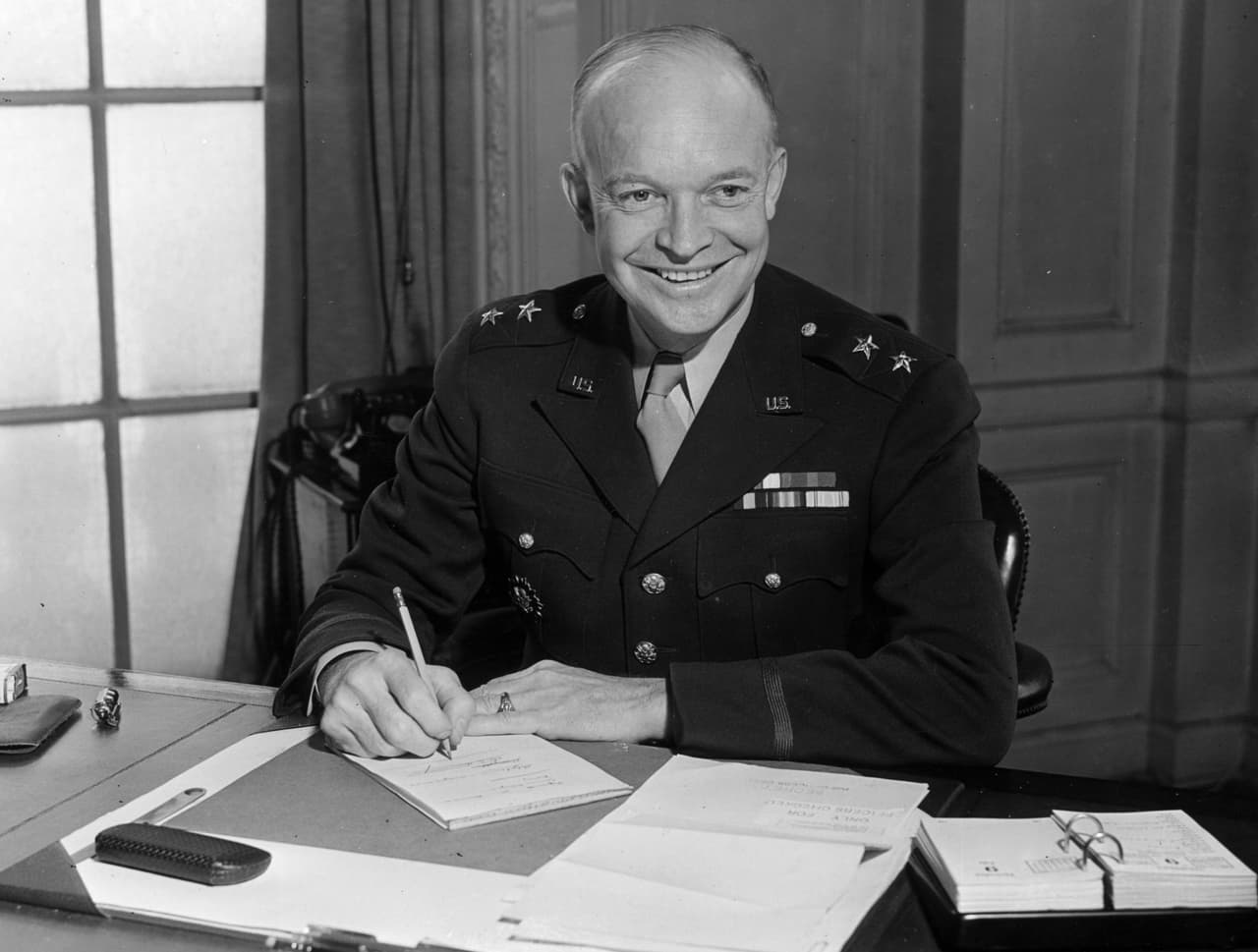 El expresidente Dwight Eisenhower.