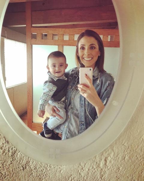 Él es el Mariano, el pequeñín que le ha robado el corazón a la actriz y a su familia, actualmente tiene 7 meses.