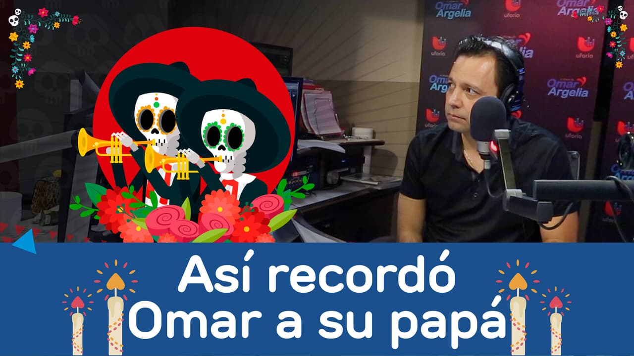 Así celebra Omar a su papá en el 'Día de los Muertos'