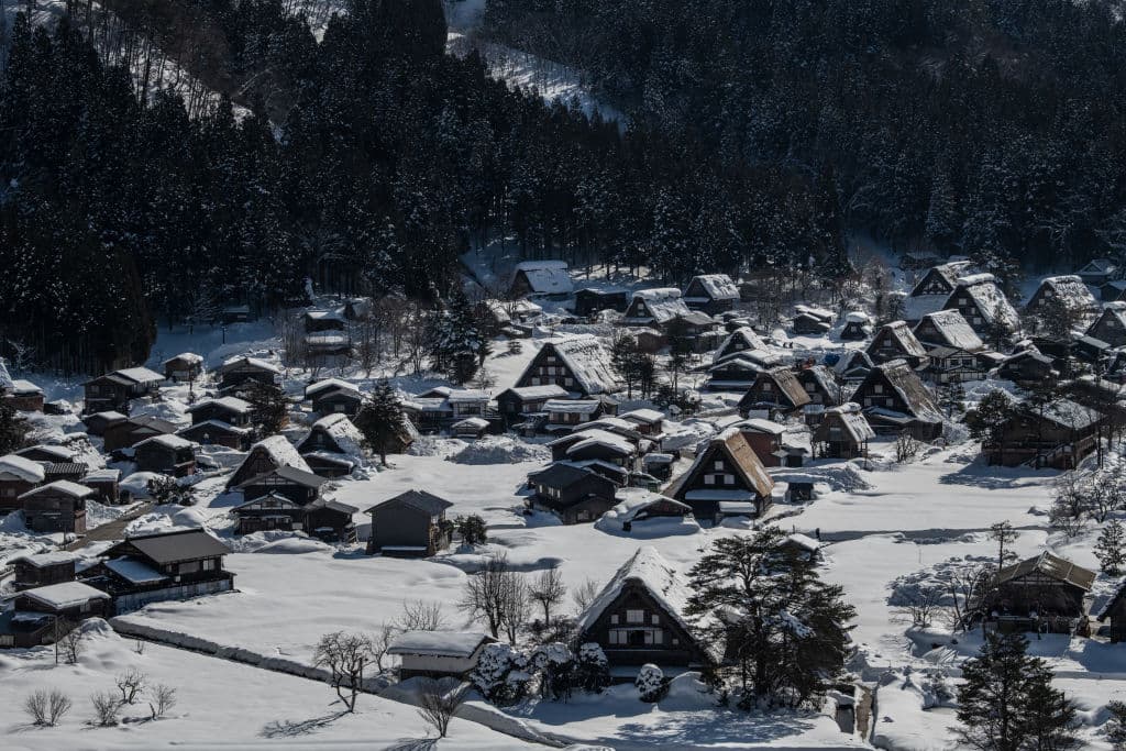 Shirakawago, Japón, en una foto de archivo de enero de 2010.