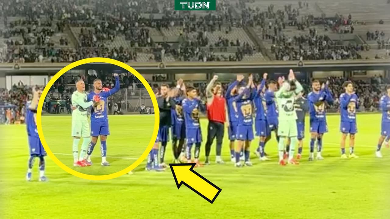 Keylor Navas respalda a José Caicedo frente a la afición de Pumas en C.U.