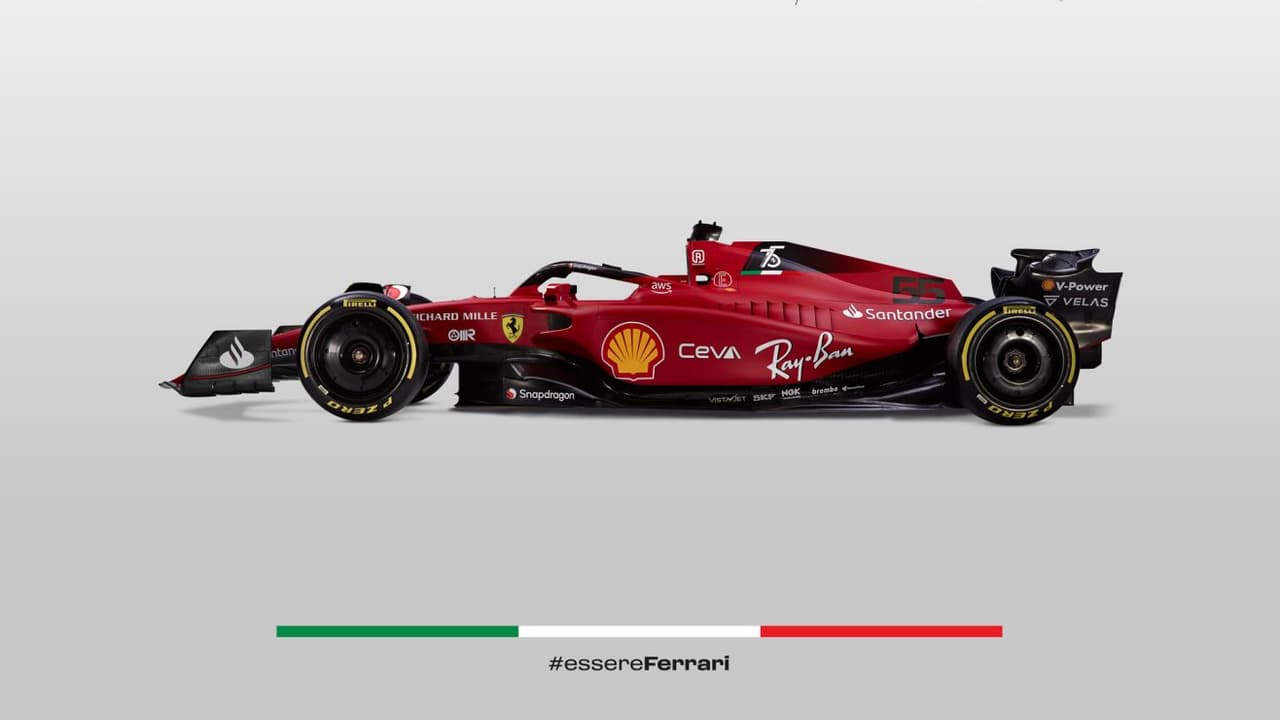 Ferrari reveló su interpretación de los revolucionarios reglamentos técnicos introducidos para 2022 con un lanzamiento digital del F1-75; los pilotos serán Carlos Sainz y Charles Leclerc.