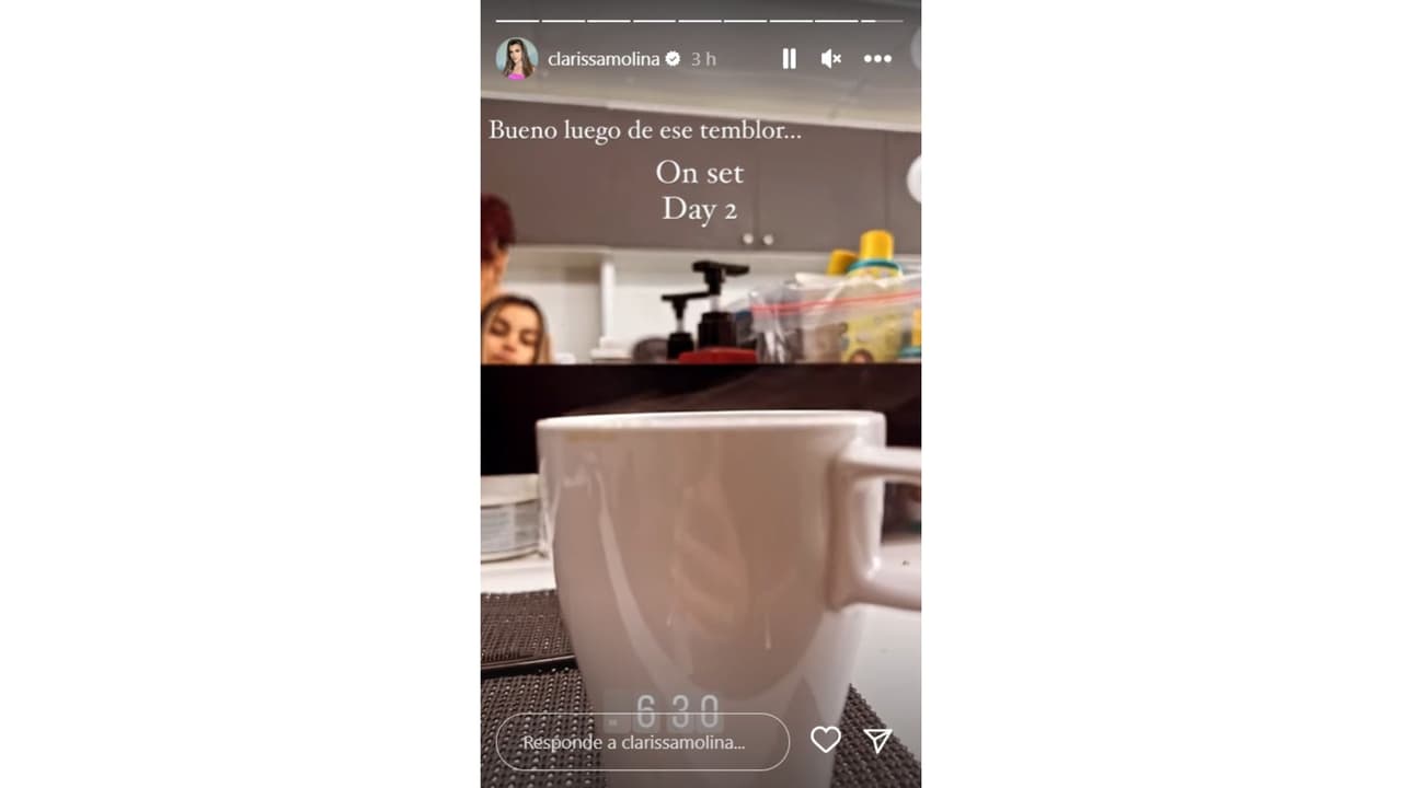 Clarissa Molina retoma su trabajo.