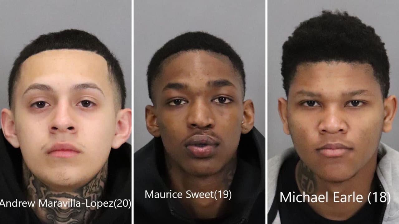 Los sospechosos fueron identificados como Andrew Maravilla-López, Maurice Sweet y Michael Earle.