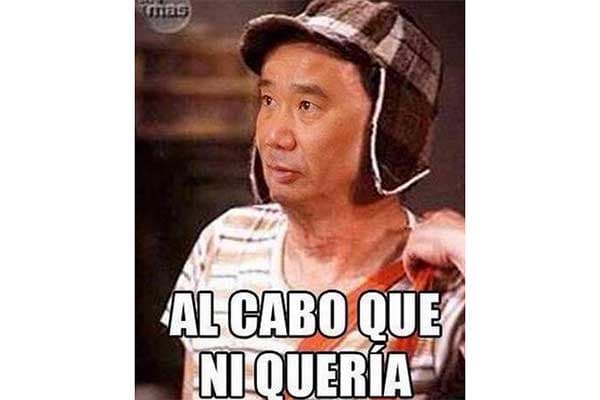 Lo bueno es que Haruki se mantiene positivo.