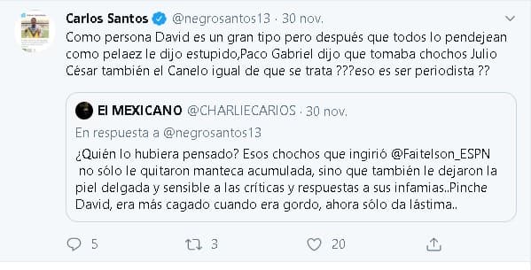 El ‘Negro’ siempre da de qué hablar con sus declaraciones picantes sobre el futbolistas y periodistas… incluso boxeadores.