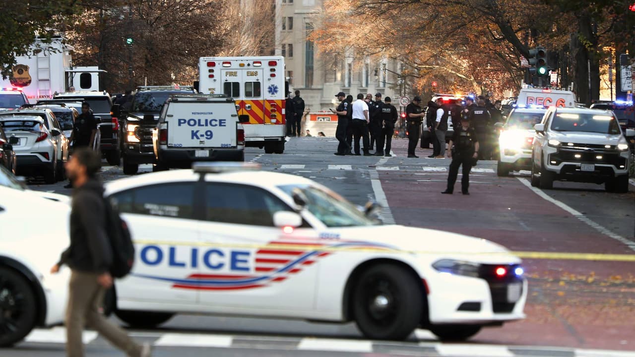 Balean a dos miembros de la Guardia Nacional cerca de la Casa Blanca: Se encuentran en estado grave