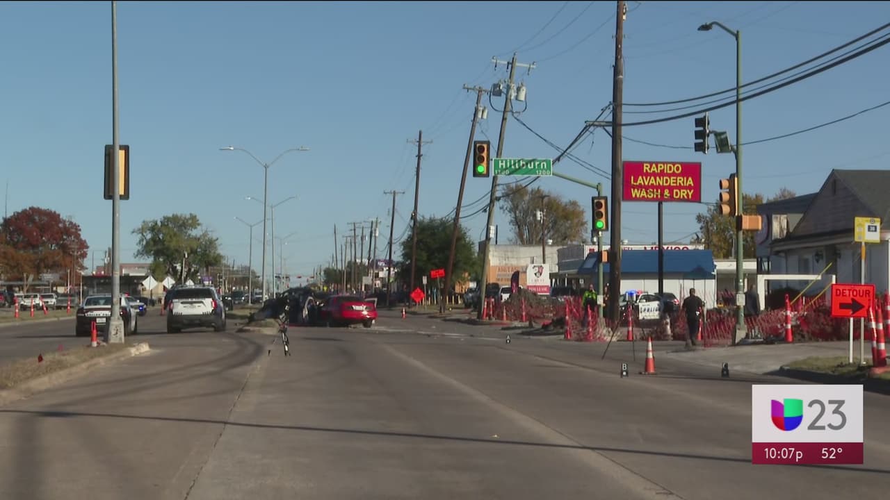 Un muerto y dos heridos por choque en Lake June Road en Dallas