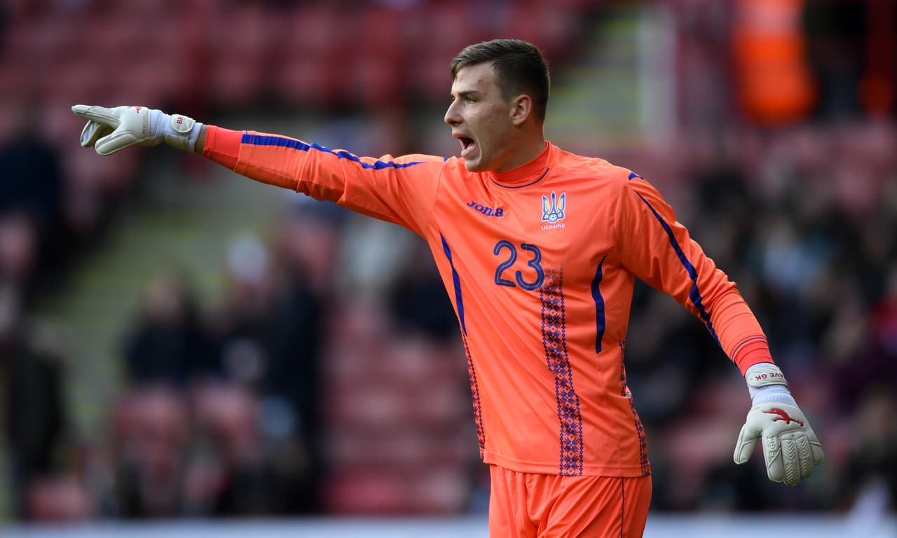 <b>Andriy Lunin.</b> Portero ukraniano del Real Madrid, espera seguir ganando minutos en La Liga con el Real Valladolid.