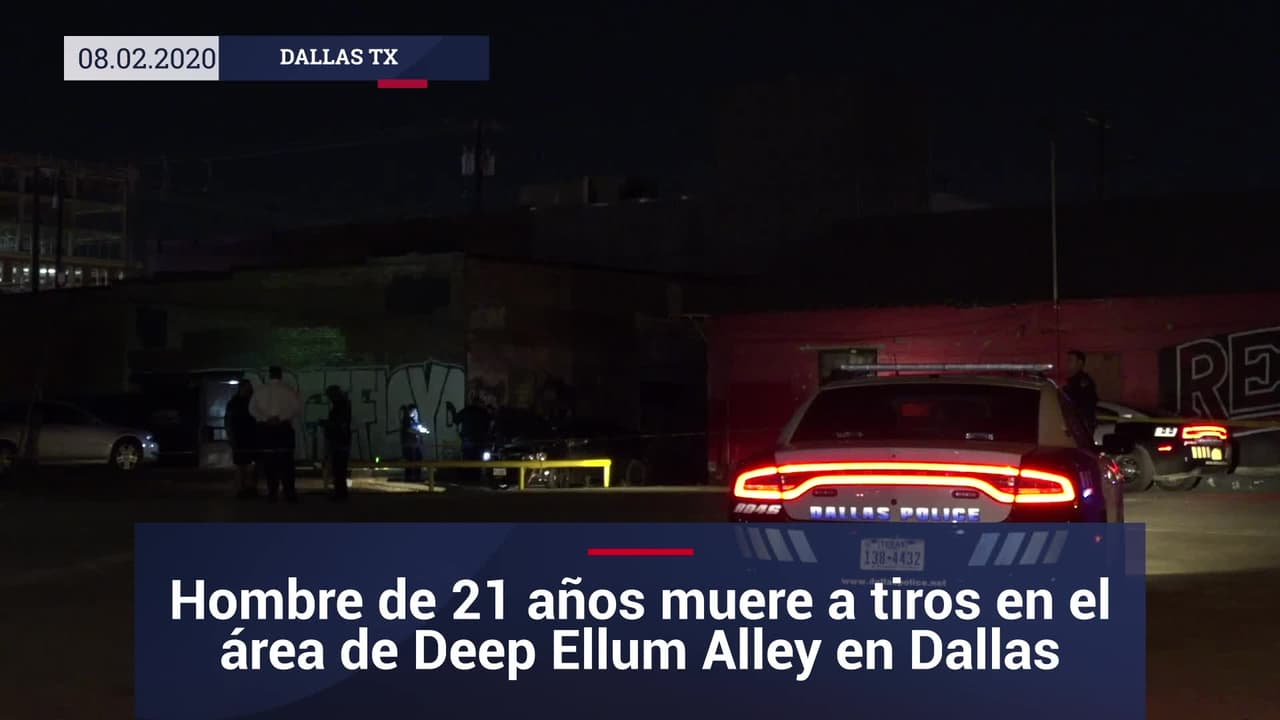Matan de varios disparos a un hombre en el área de Deep Ellum Alley