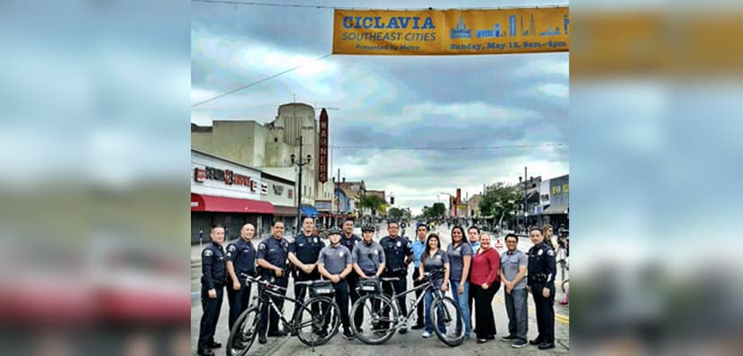El sureste de Los Ángeles festejó un domingo de bicicletas
