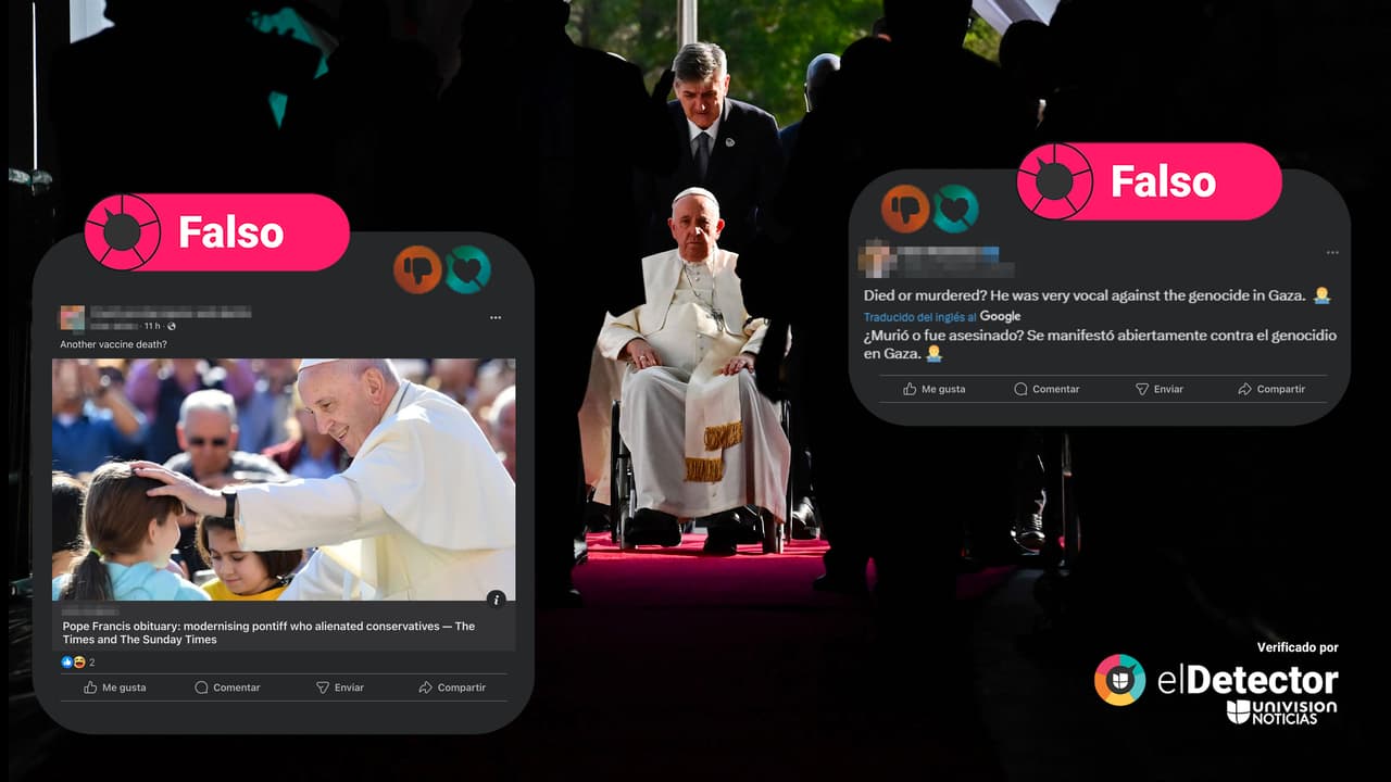 Ni fue asesinado, ni murió por la vacuna del covid-19: teorías sin fundamento y rumores que circulan sobre el papa Francisco
