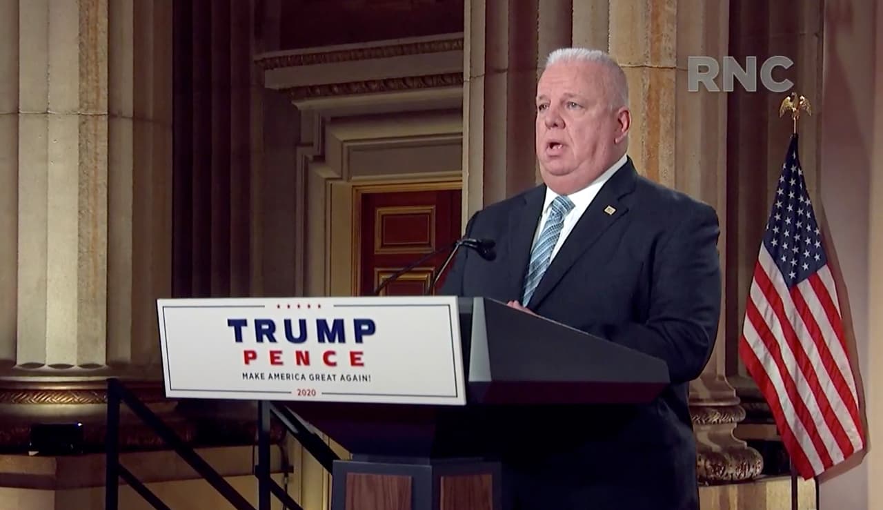 Michael McHale, presidente de la Asociación Nacional de Organizaciones Policiales, celebró que Trump apoye a los cuerpos policiales.