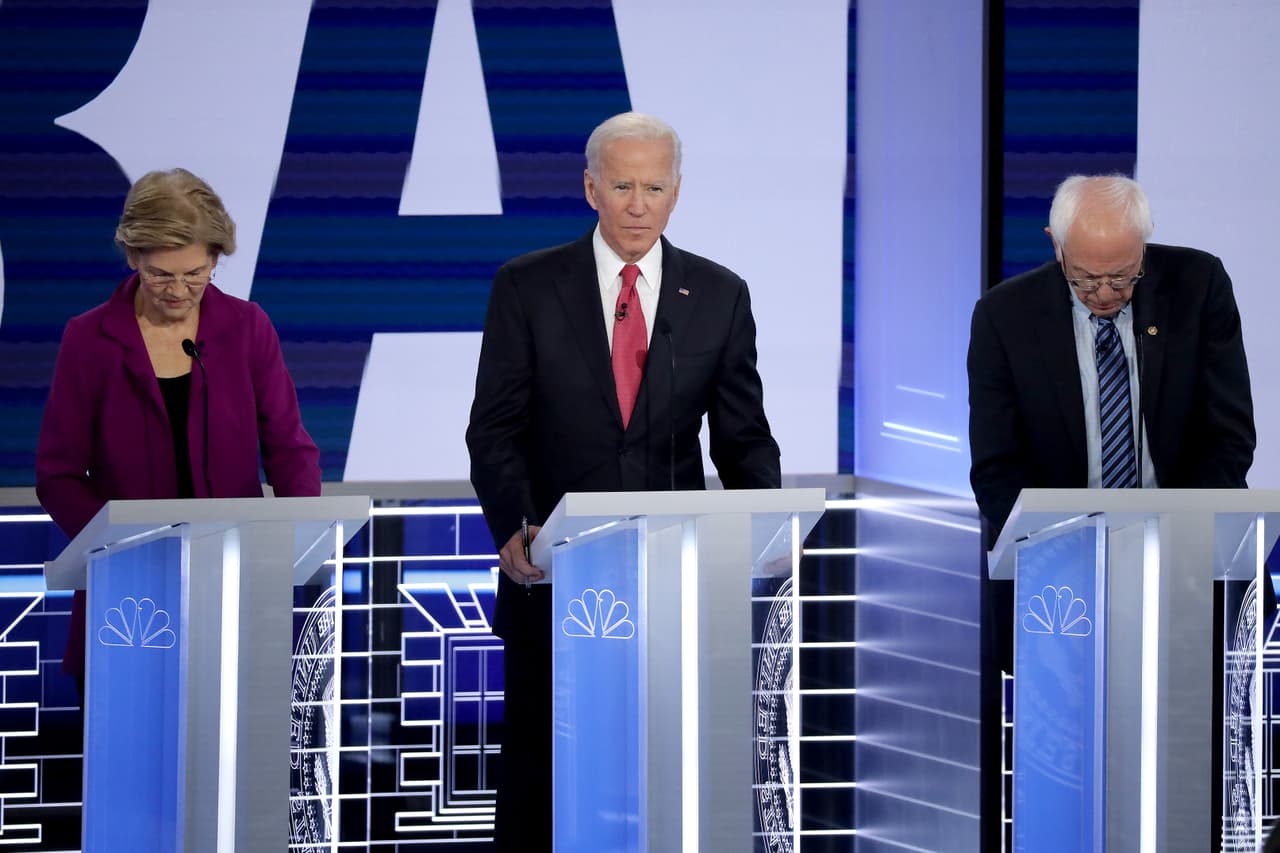 Debate demócrata en Atlanta.