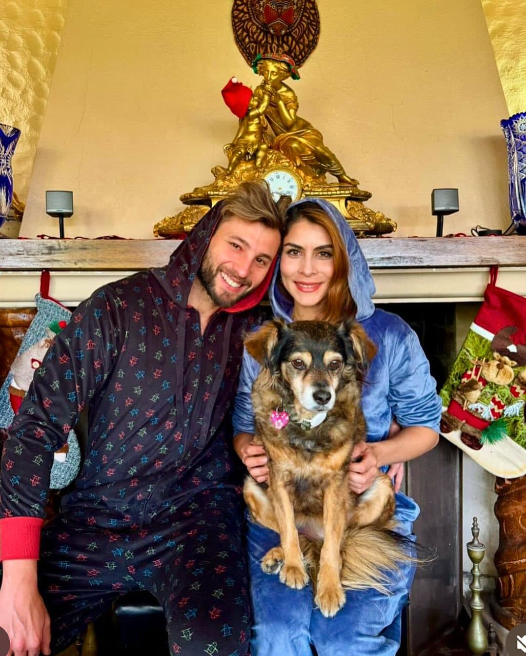 María León y su novio, Allen Genkin.