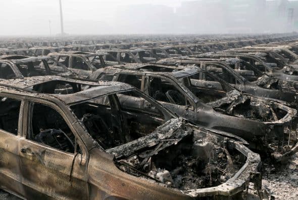 Hasta el momento perdió alrededor de 2,750 autos por la explosión, entre ellos 1,000 Touaregs y alrededor de 400 Beetles.