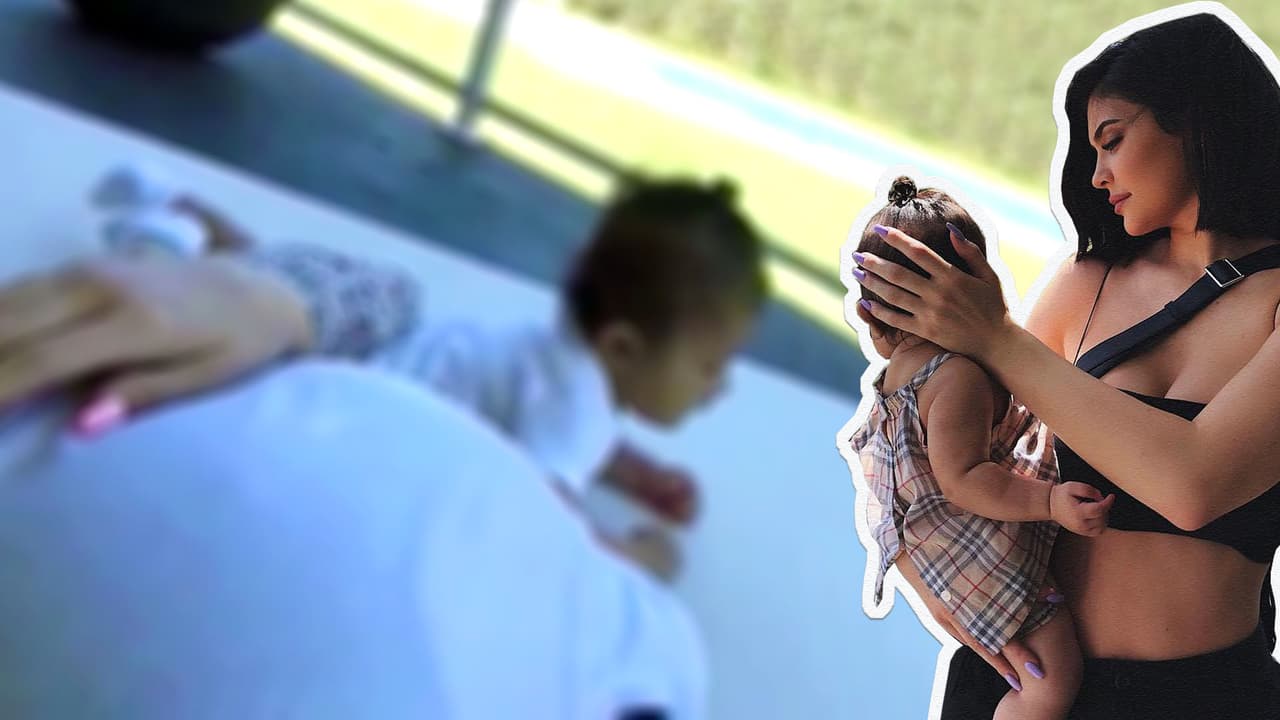 El tierno video del reencuentro de Kylie Jenner y Stormi tras su viaje a París