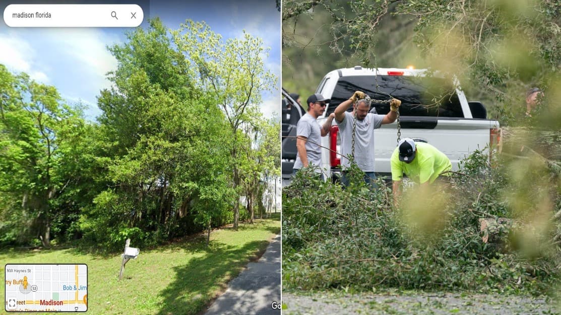 En imágenes: daños en los vecindarios de Florida tras el paso del huracán Idalia