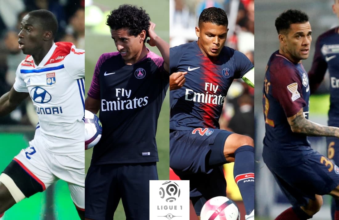 <b>Defensa: </b>Ferland Mendy (Olympique Lyon), Marquinhos (Paris Saint-Germain), Thiago Silva (Paris Saint-Germain), Dani Alves (Paris Saint-Germain).