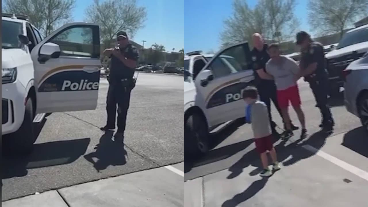 "Él es mi primer amigo": El emotivo apoyo de un niño a su padre tras tensa detención en Arizona