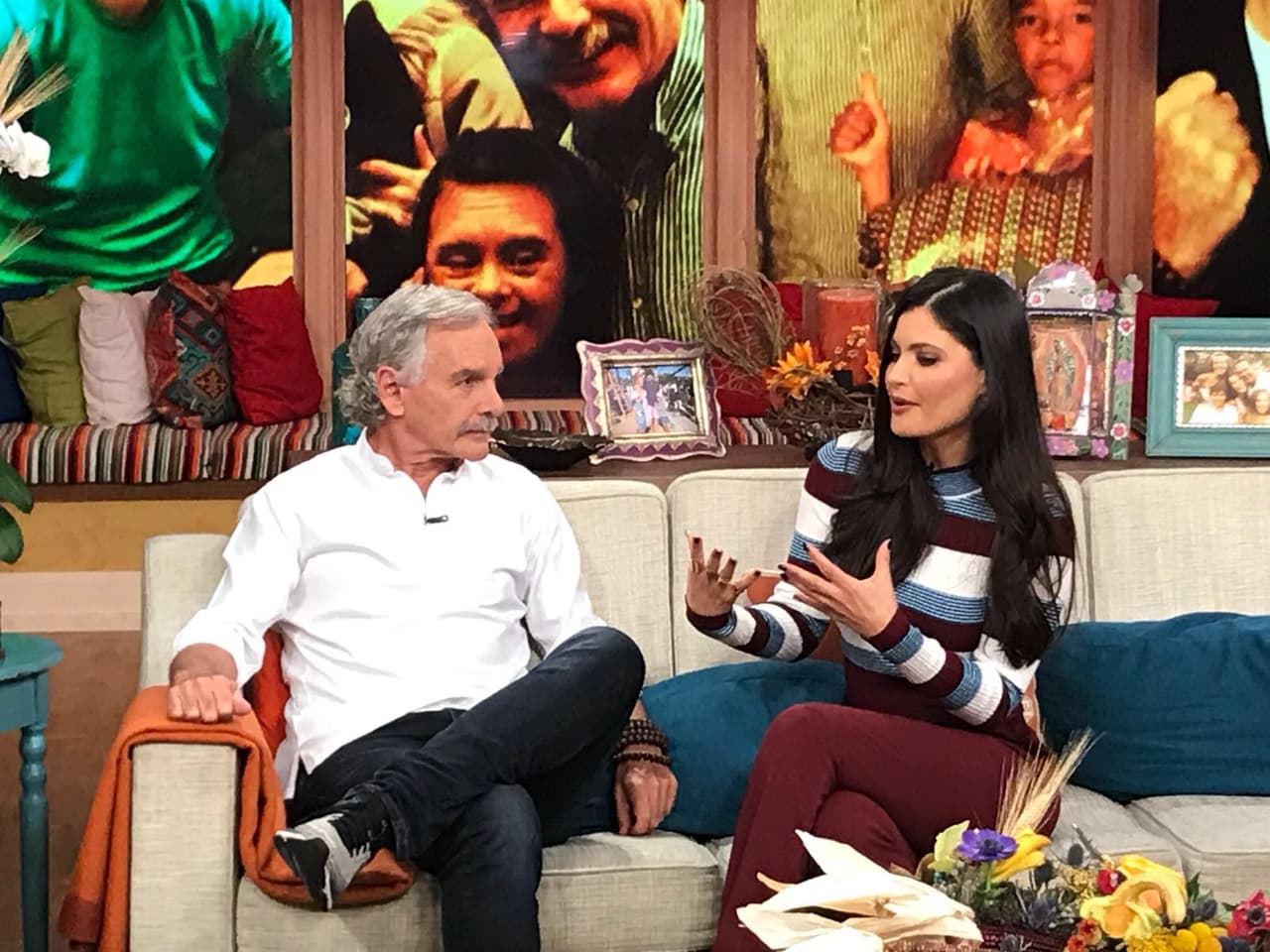 Durante esta charla en Despierta América, Chiqui Delgado resaltó la magnífica labor de Jaime Jaramillo al ayudar a los niños desamparados de su tierra natal.