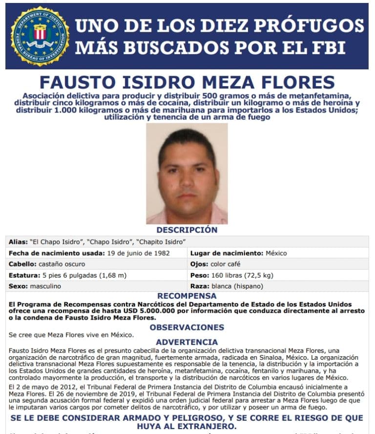 Las autoridades federales mexicanas señalan que su zona de operación alcanza varios municipios del norte de Sinaloa, entre ellos Guasave, Ahome y El Fuerte. Su influencia es mayor y se extiende por lo menos hasta el sur de Sonora. Y desde el año 2008 sostiene una fuerte guerra con los hijos del Chapo Guzmán.