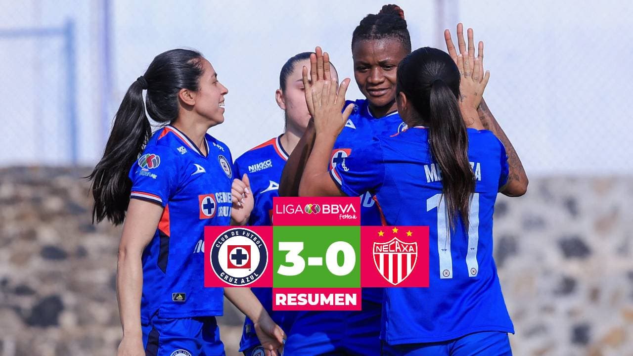 Resumen | Cruz Azul golea a Necaxa y piensan en Liguilla