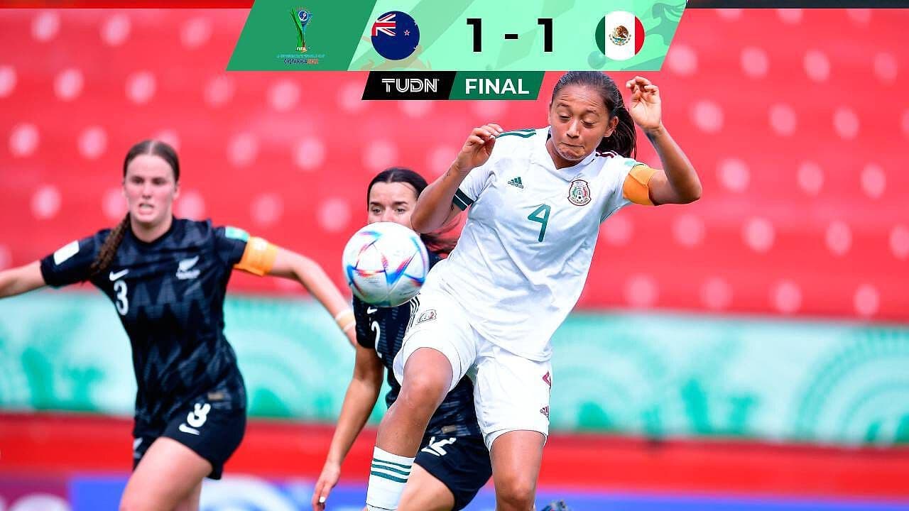 México desperdicia chances y debuta con empate en el Mundial Femenil Sub-20