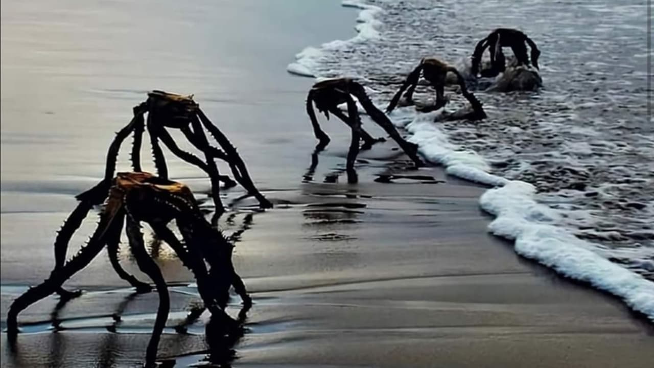  ¿Captan 'extraterrestres' caminando en el mar? Curiosas fotografías crean pánico en redes