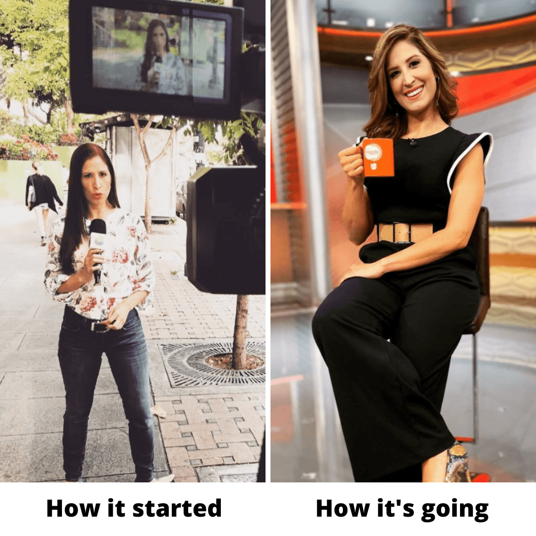 Elyangelica González ha consolidado su carrera en el periodismo y además de ser una excelente profesional es una buena madre para sus tres hijos. Mira lo mucho que ha cambiado desde que inició como reportera de Univision.
