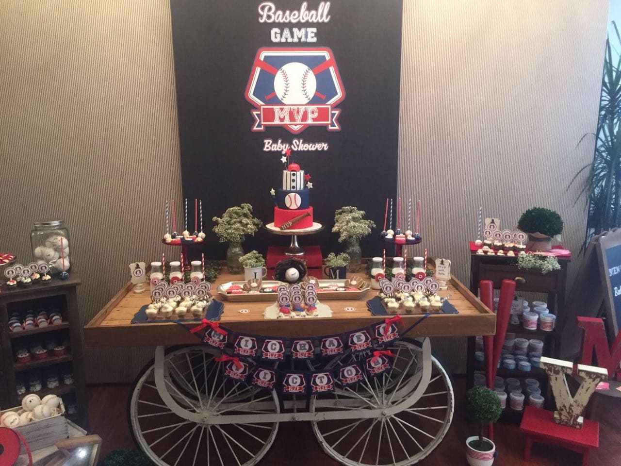 Así estuvo la deliciosa mesa de postres.