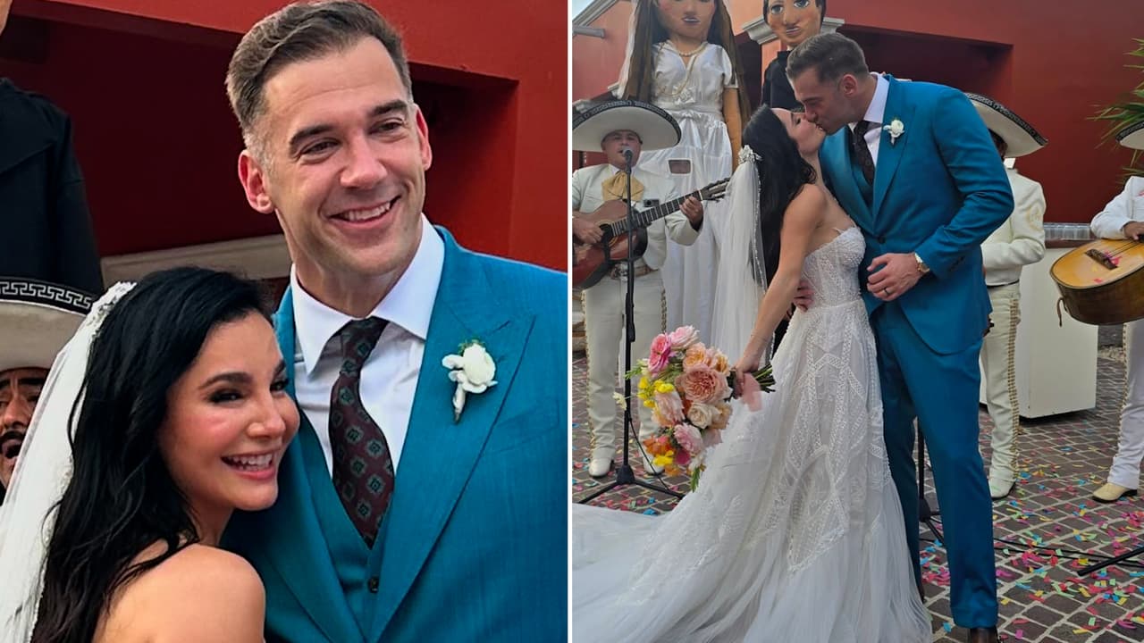 Las imágenes de la boda de Martha Higareda con Lewis Howes: sorprenden con sus looks