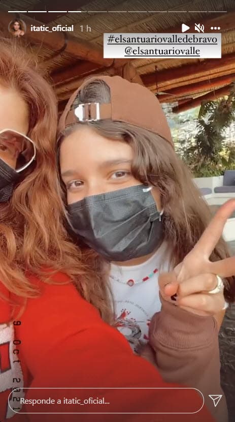 Mientras mamá e hija disfrutan en medio de la naturaleza,
<b>María Itatí recibió un mensaje de alguien muy especial en redes.</b>
<br>