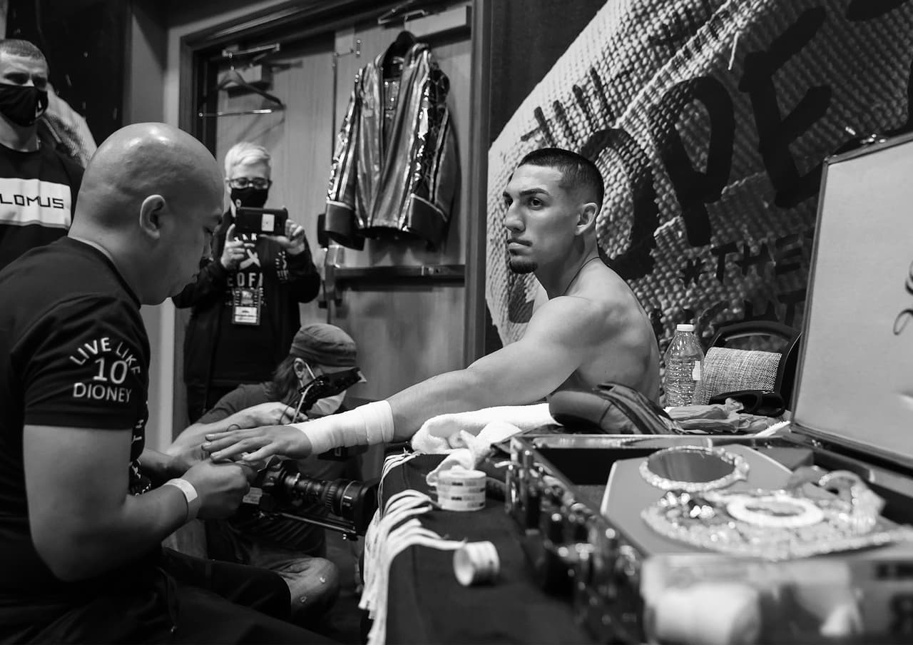 Así se vivieron los instantes previos al combate por la unificación de los títulos CMB, AMB, OMB y FIB.