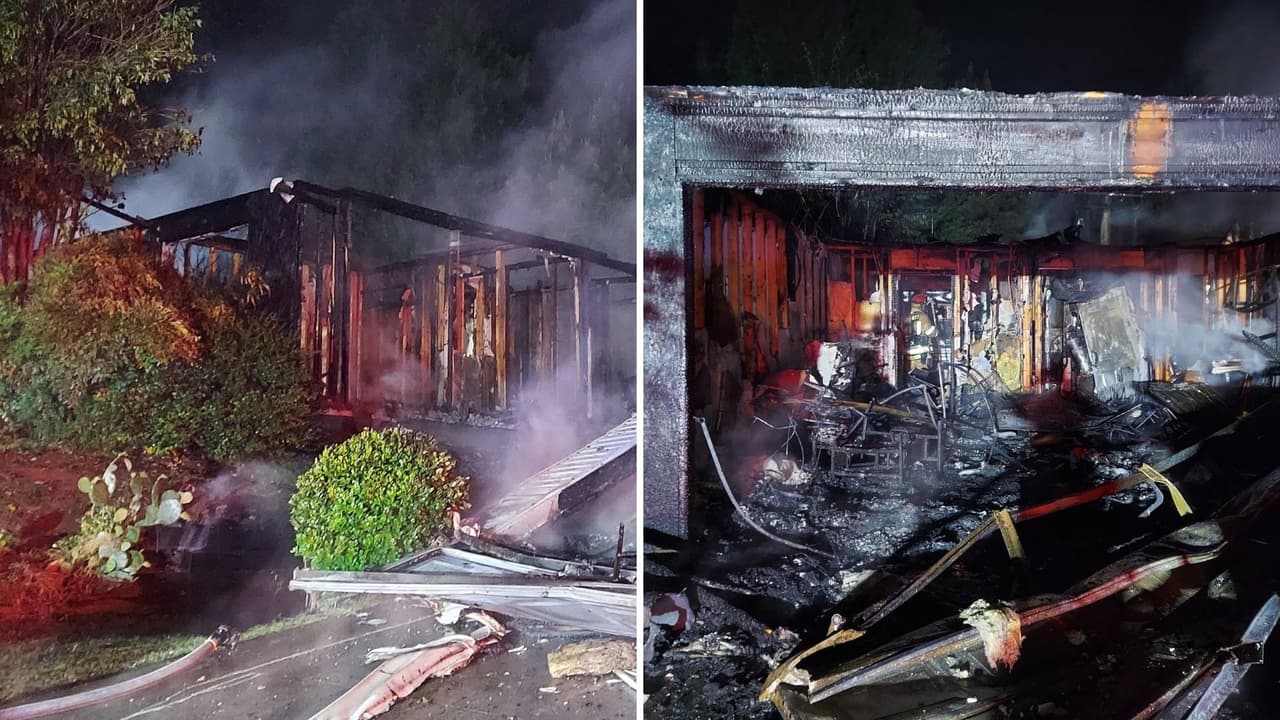 Abuelo sobrevive junto a sus dos nietos tras incendio que destruyó su vivienda en Gwinnett