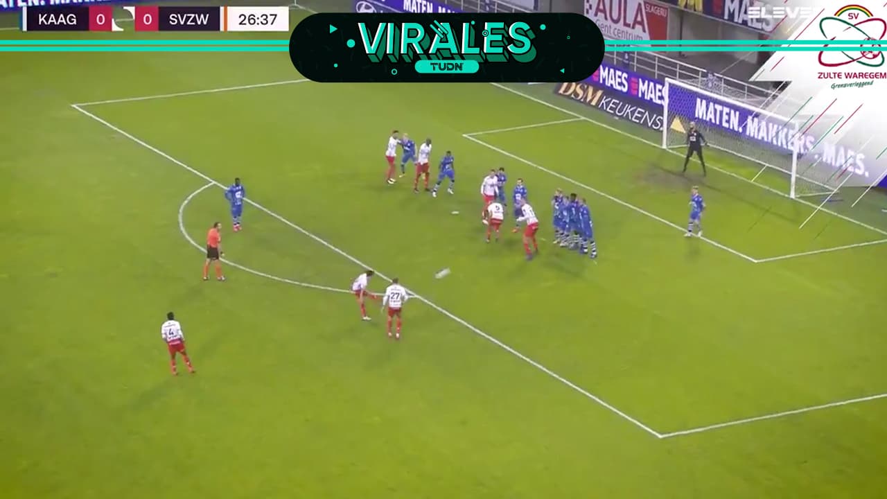 El golazo de Omar Govea con Zulte-Waregem ante Gent