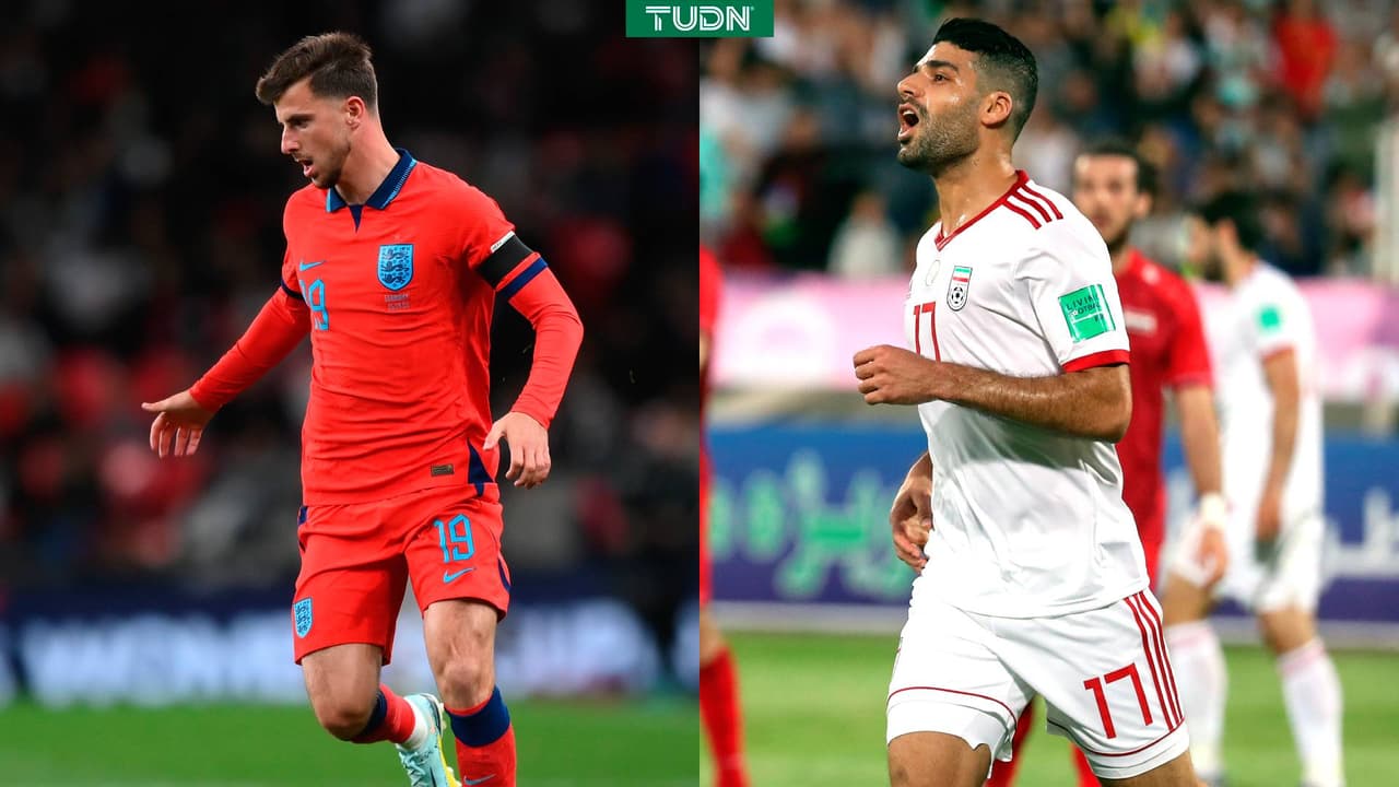 Inglaterra frente a Irán en el Mundial de Qatar 2022