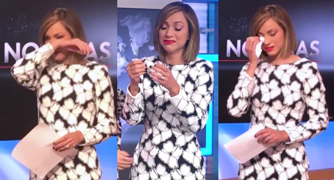 Esta es la razón por la que Satcha Pretto rompió a llorar al dar las noticias en vivo