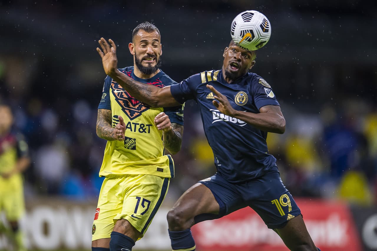 Richard Sánchez y Emanuel Aguilera son los encargados de batir las redes en la victoria 2-0 de América sobre Philadelphia Union en la ida de las semifinales.